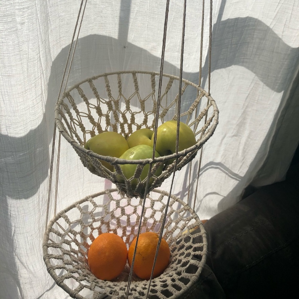Macrame Fruit Hanger - image 1